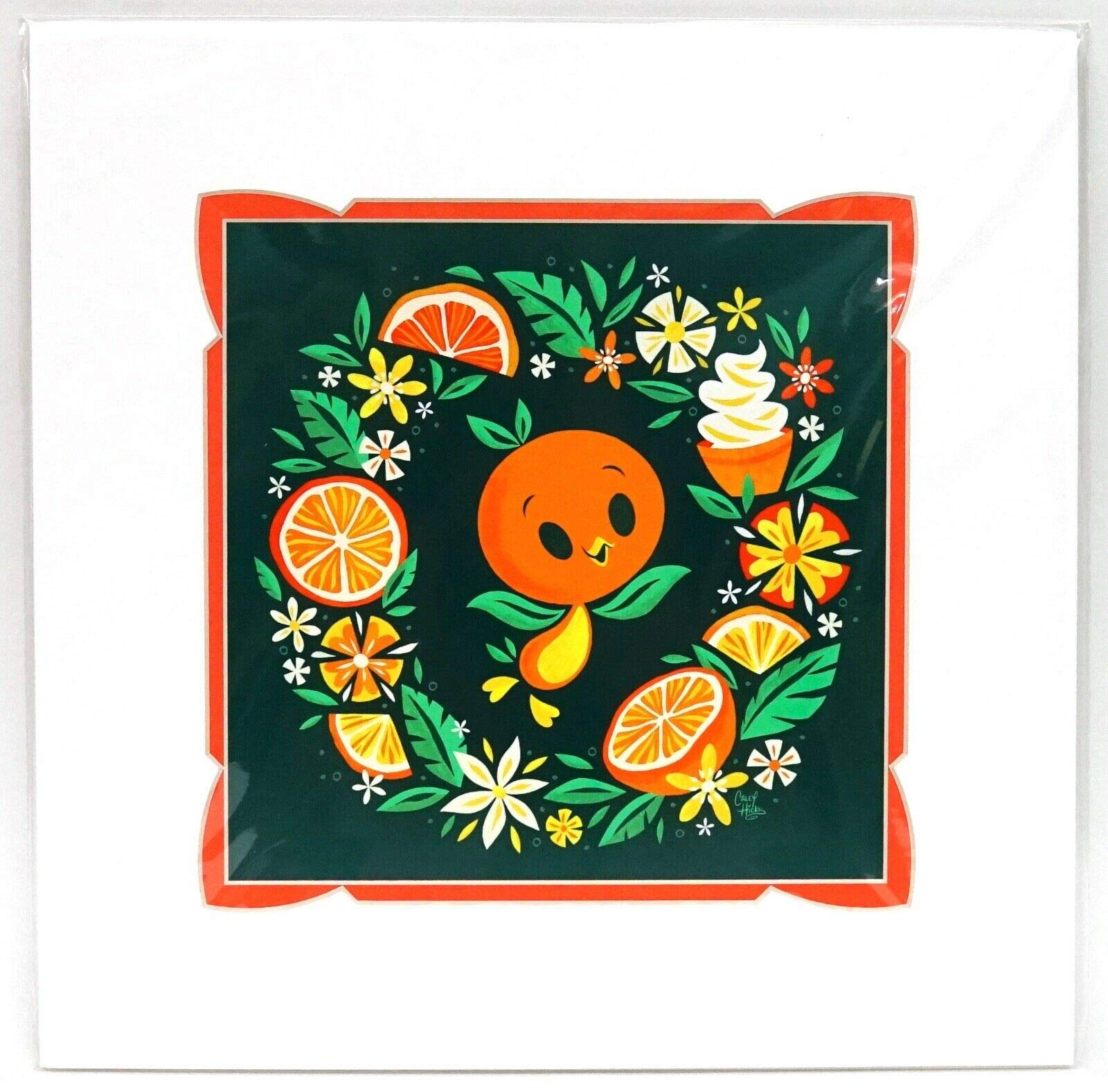 Amazon.com: Disney Caley Hicks Sweet Little Orange Bird Print: Posters &  Prints