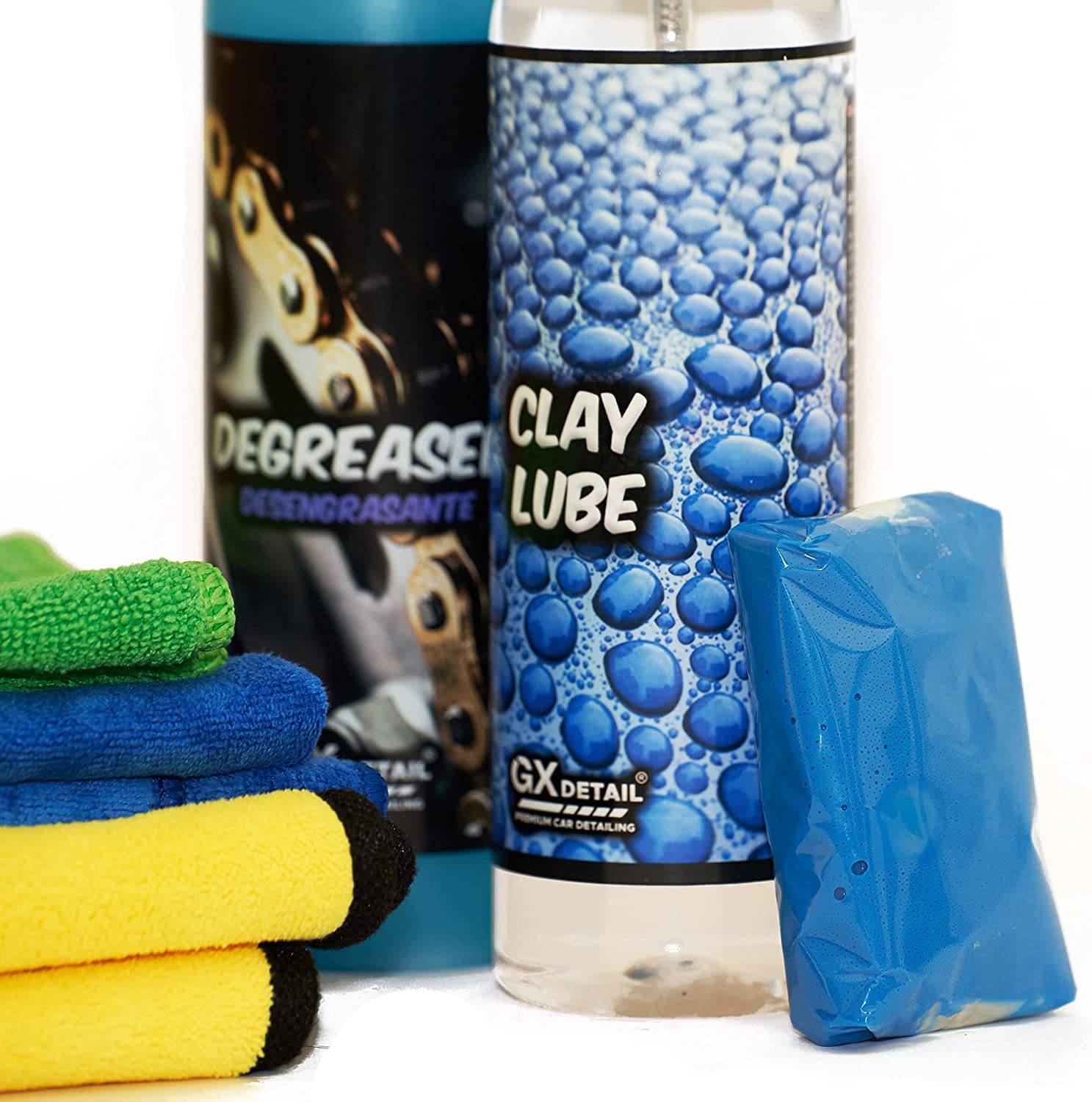 Pack Descontaminante GxDetail - Kit Descontaminación Carrocería Coche Gx Detail - Productos Descontaminación Completa Pintura del Coche.