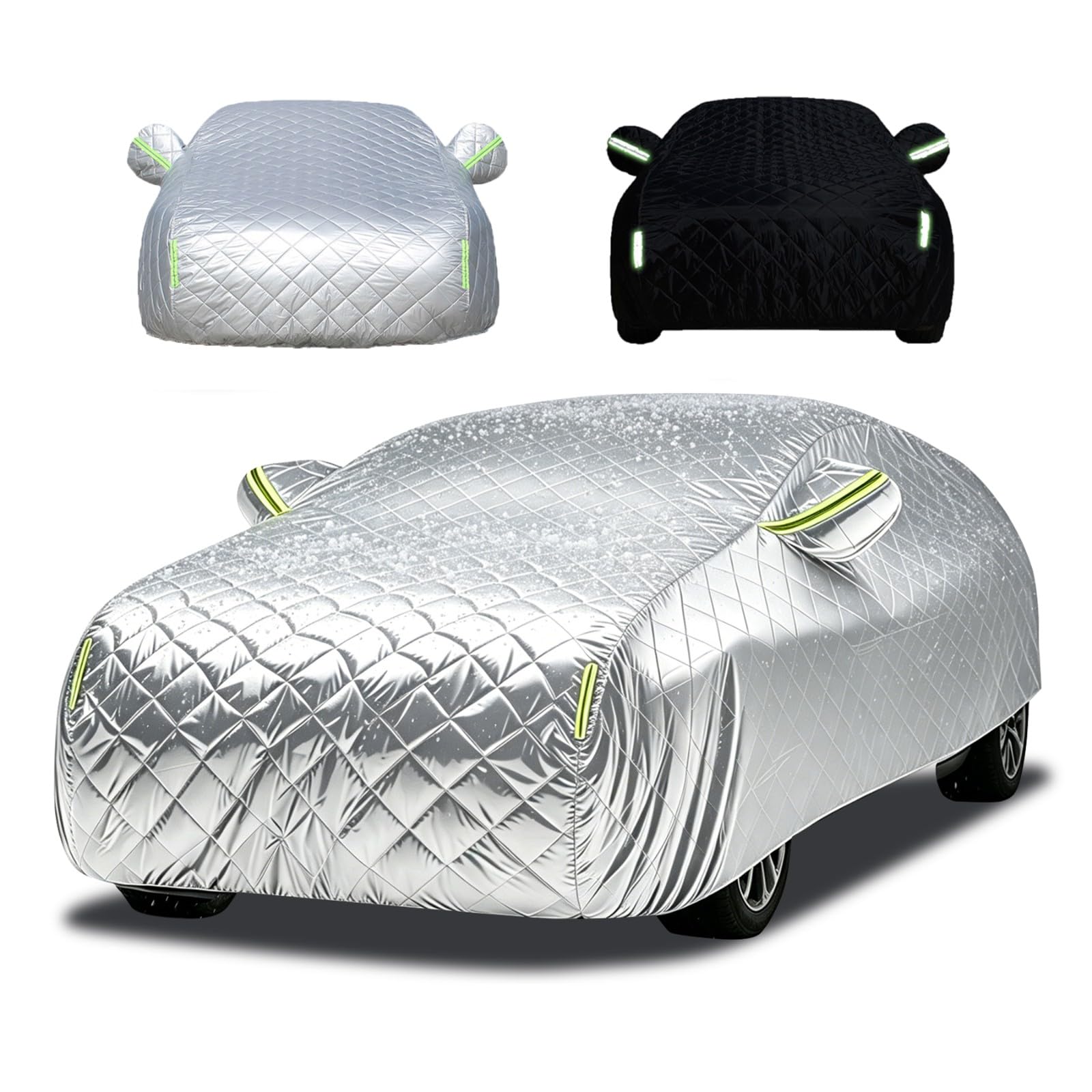 Funda Coche Antigranizo para Junior Elletrica Speciale 2024 Engrosada Funda para Coche Exterior Transpirable,Cubre Coches Resistente al Sol,a la Lluvia y al Polv para Todo Tipo de Clima