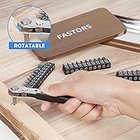 Vista 5 de Right Angle Screwdriver,42 PCS 1/4 Mini Ratchet Set,90 Degree Offset Ratcheting Wrench,Hex/Torx/Slotted/Phillips Magnetic Bits,Stocking Stuffers for