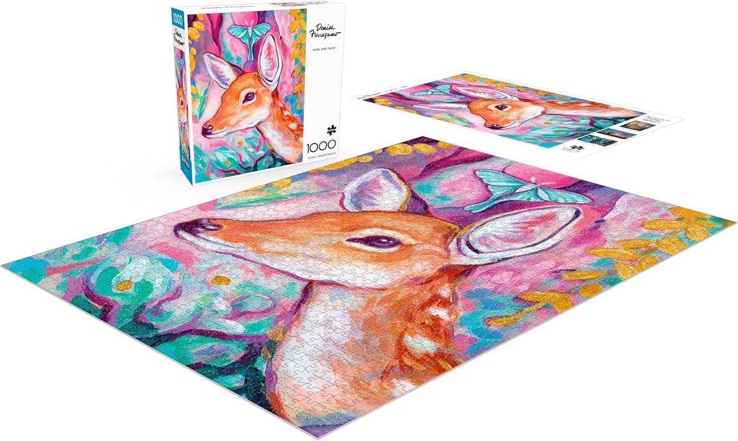Buffalo Games - Luna and Fawn - 1000 Piece Jigsaw Puzzle for Adults - Challenging Puzzle Perfect for Game Nights - Finished Puzzle Size is 26.75 x 19.75