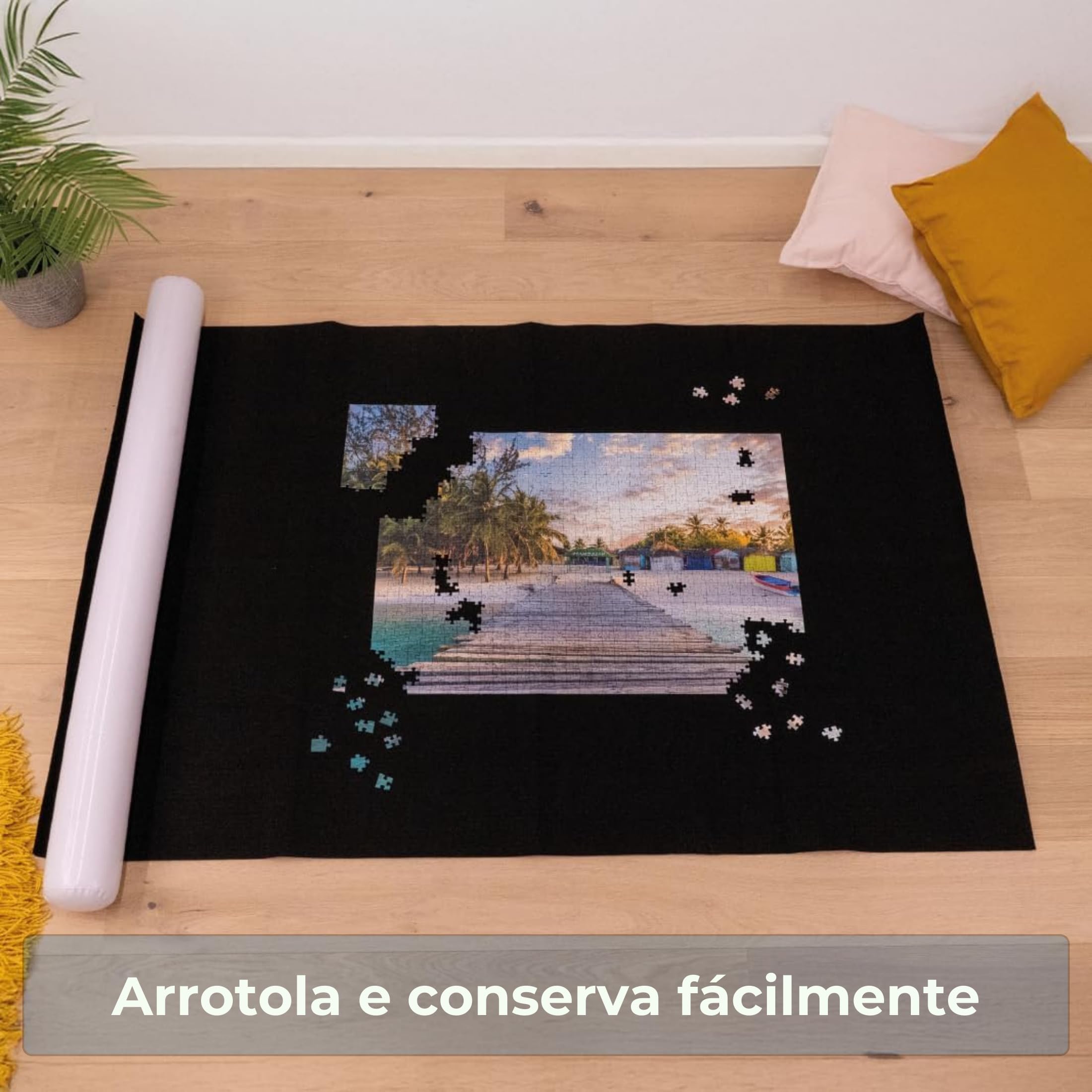 Ravensburger - Tappeto Per Puzzle Da 1000 A 3000 Pezzi | Roll Your Puzzle Xxl | 110x66 Cm | Tappeto Puzzle 1000 Pezzi | Idee Regalo
