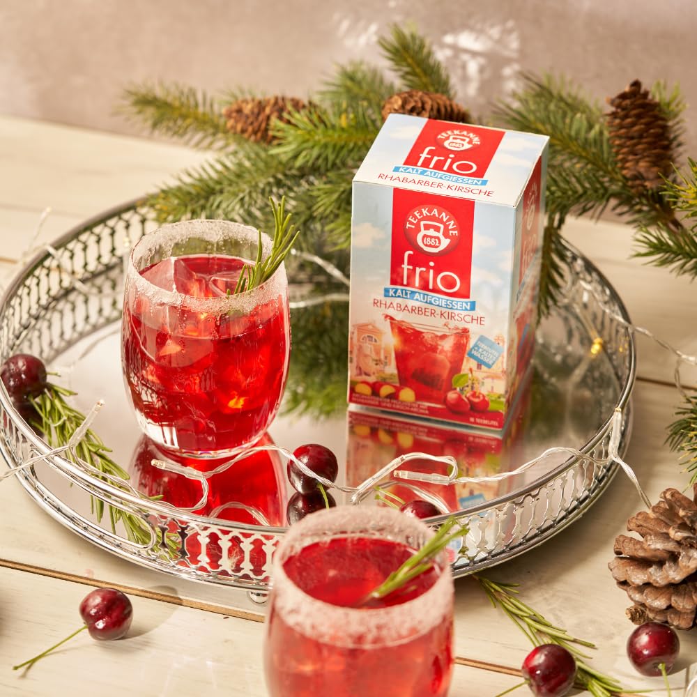 frio Rharbarber-Kirsche 10 Packungen à 18 Beutel, 450g