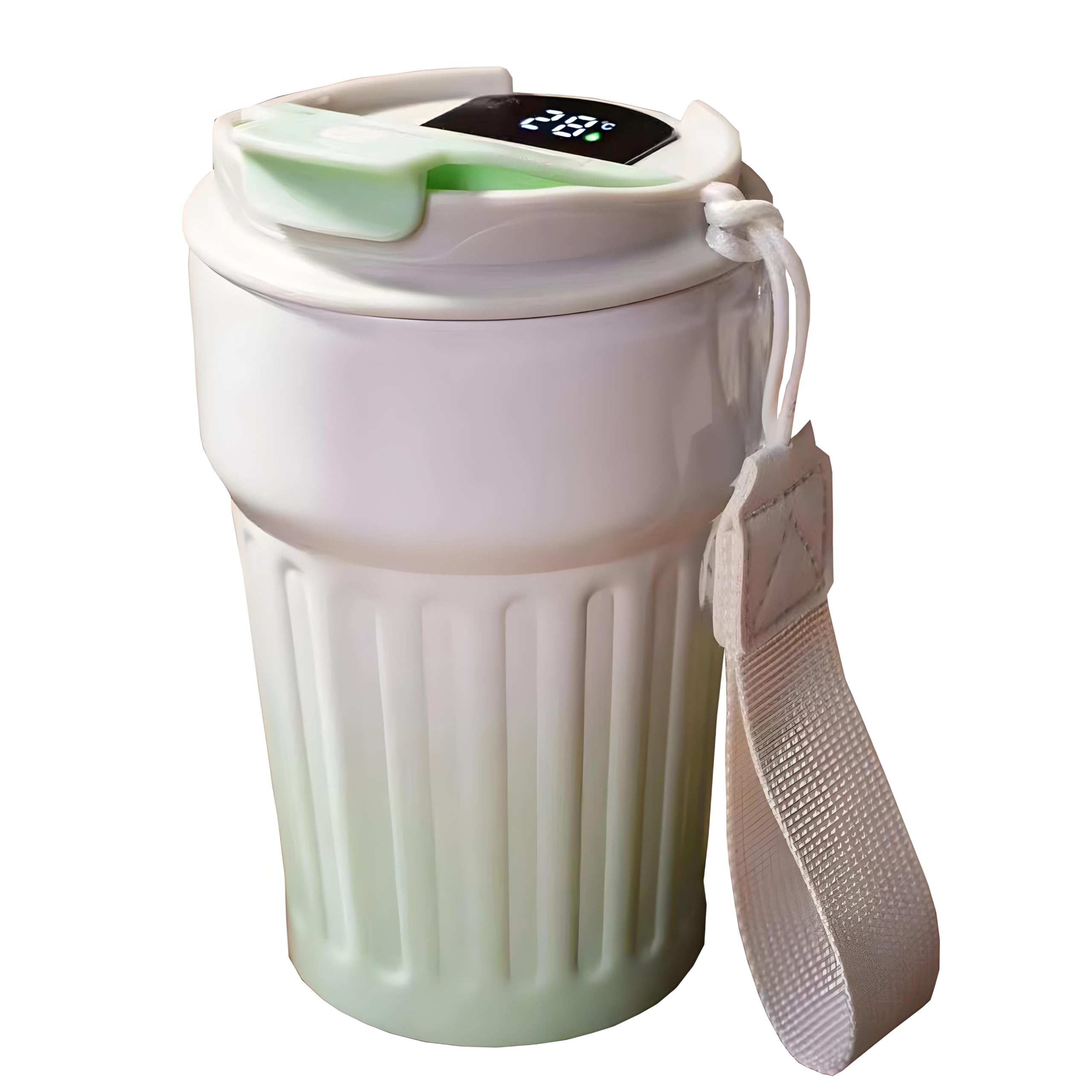 AGSYFFD Travel Mug Coffee Mug Stainless Steel Insulated Mug, Reusable Coffee Mug 400ml, Insulated Coffee Mug with Leak Proof Lid