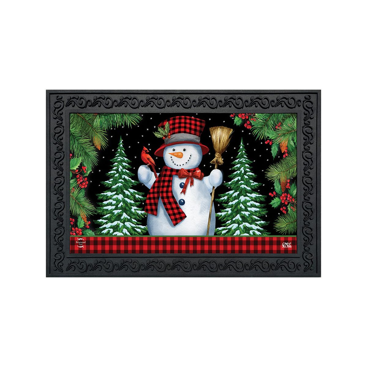 Briarwood Lane Snowman Doormat - Winter Decor -16 Briarwood Lane Snowman Doormat - Winter Decor -16