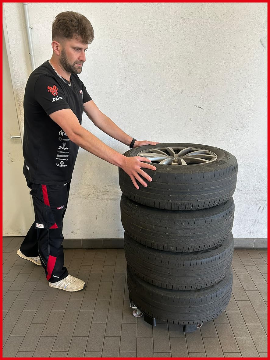 KS Tools 160.0670 Felgen- und Reifenrangierer, Tragkraft 136 kg, Ø 720 mm