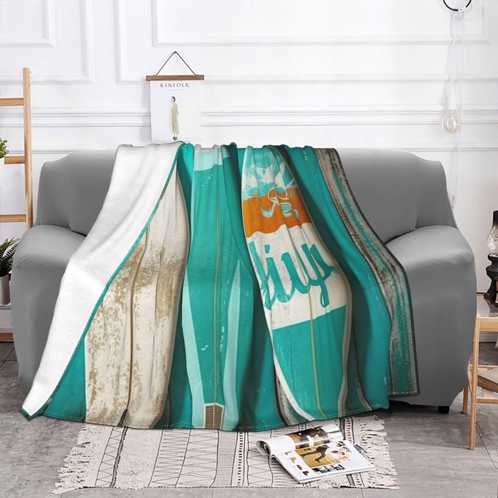 Tronssien Fleece-Decke, 127x152 Cm, Superweich, Waschbar, Für Couch & Bett