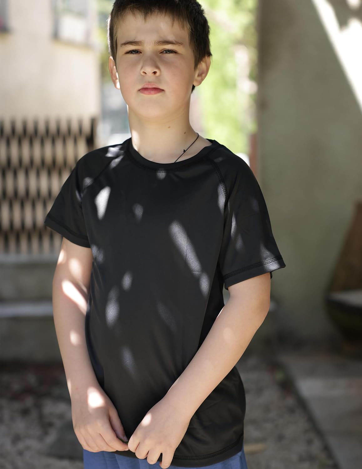 Arshiner Boys UPF 50+ Rash Guard Swim Shirts Short Sleeve Quick Dry UV Protection Sun Shirt for Boys and Girls