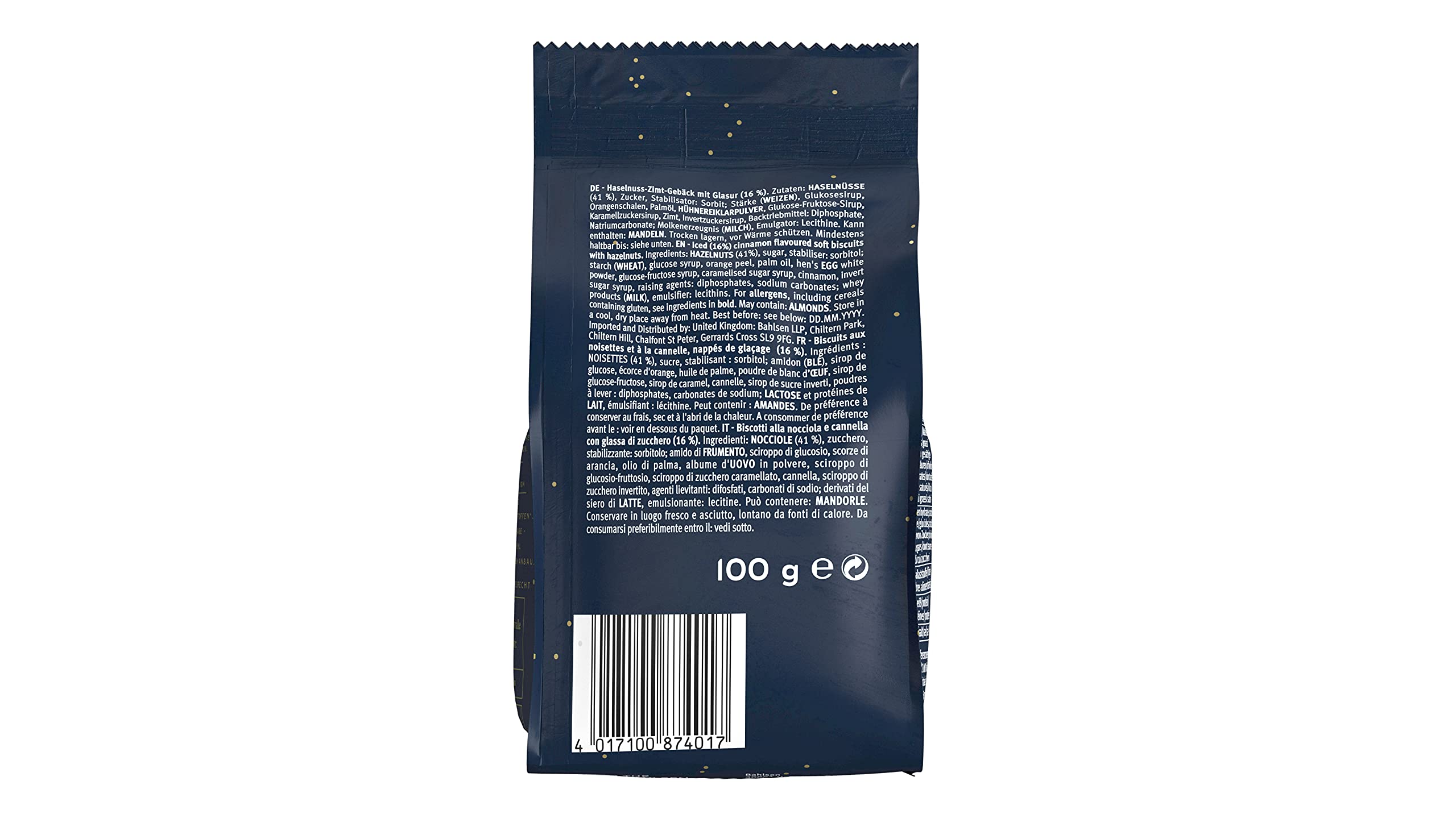 Bahlsen Apfel Zimt Herzen 100 g