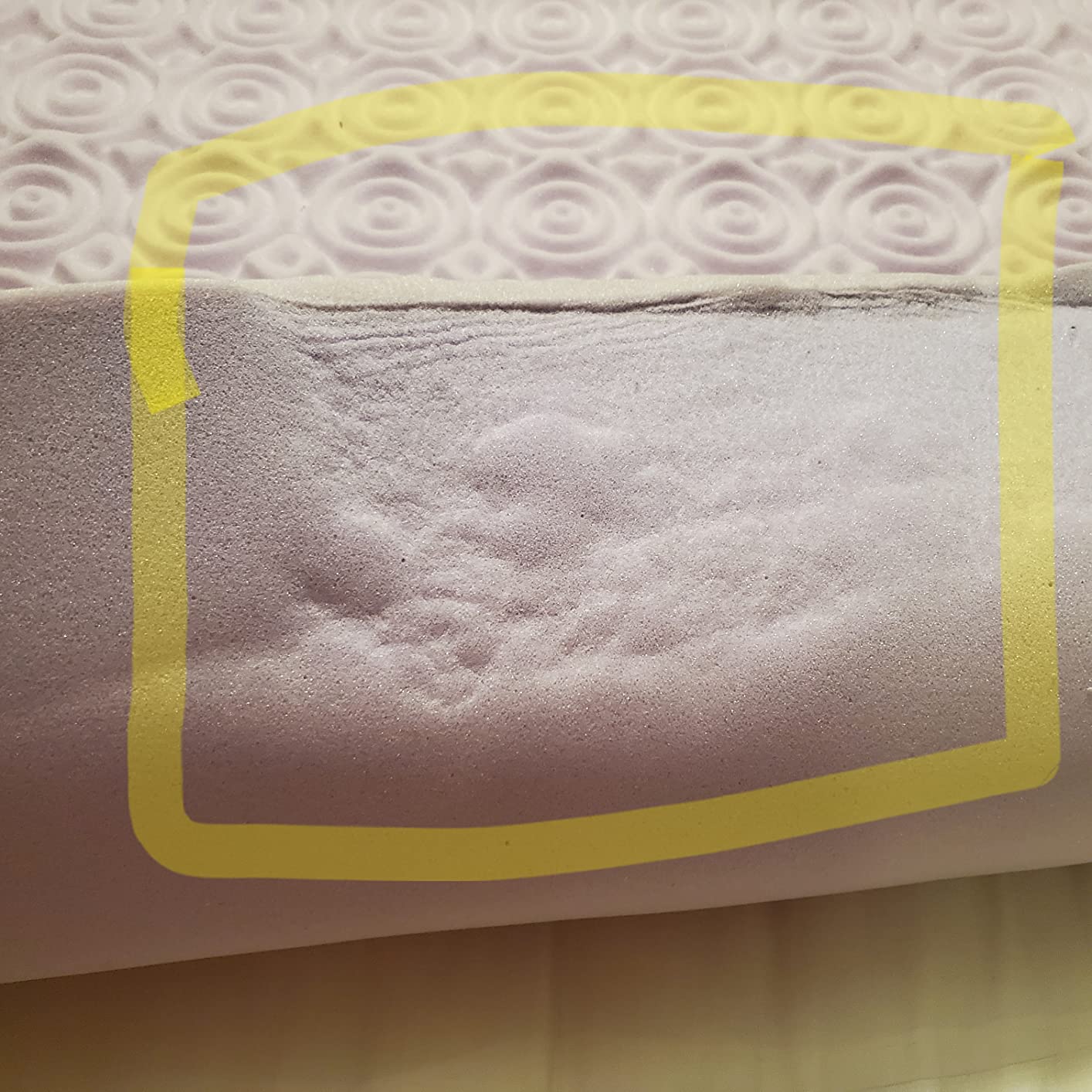 10/mo Finance Lucid 3 Inch Mattress Topper Twin Memory Foam