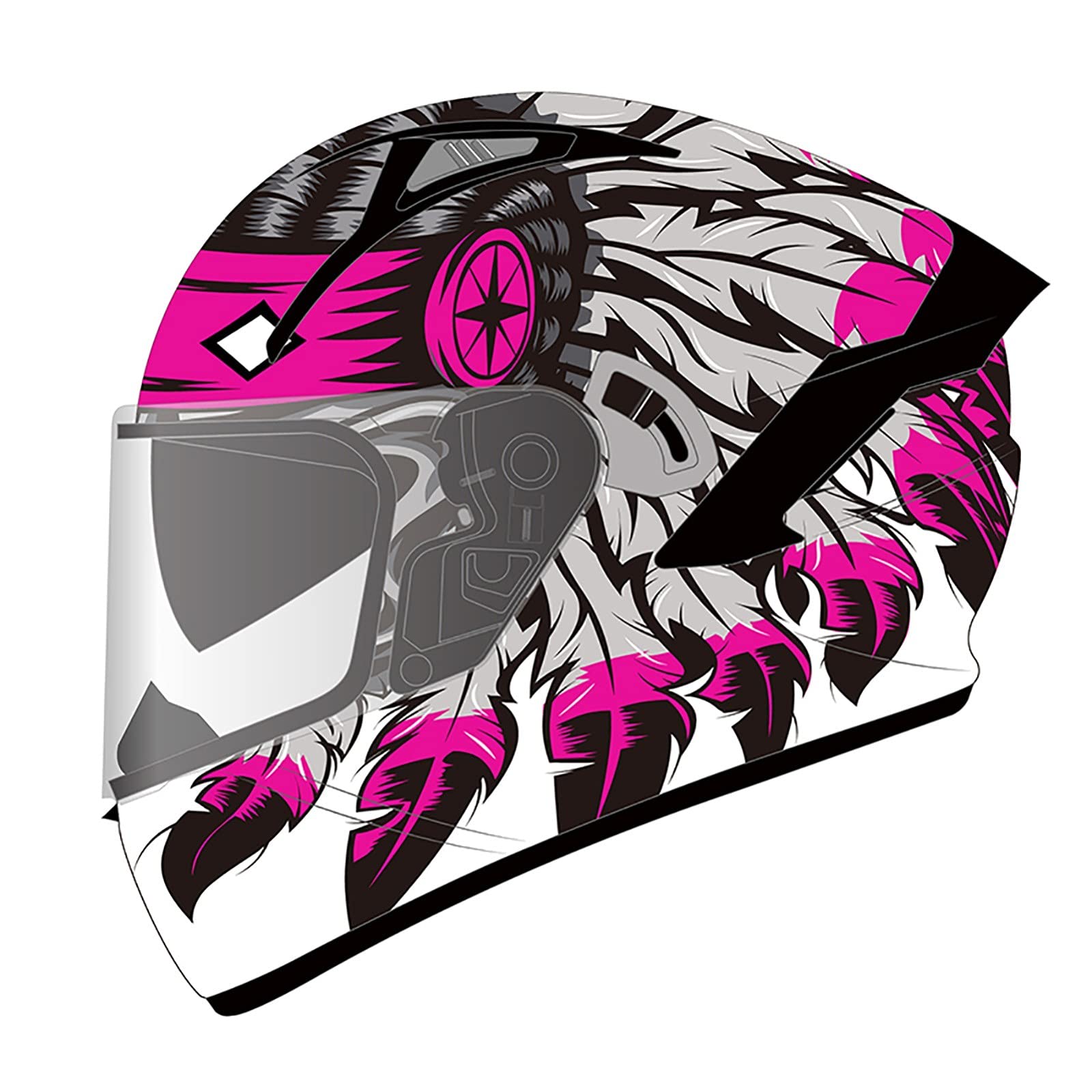 Casque moto modulable homologué ECE fini la buée avec la double visière pour cruiser et scooter