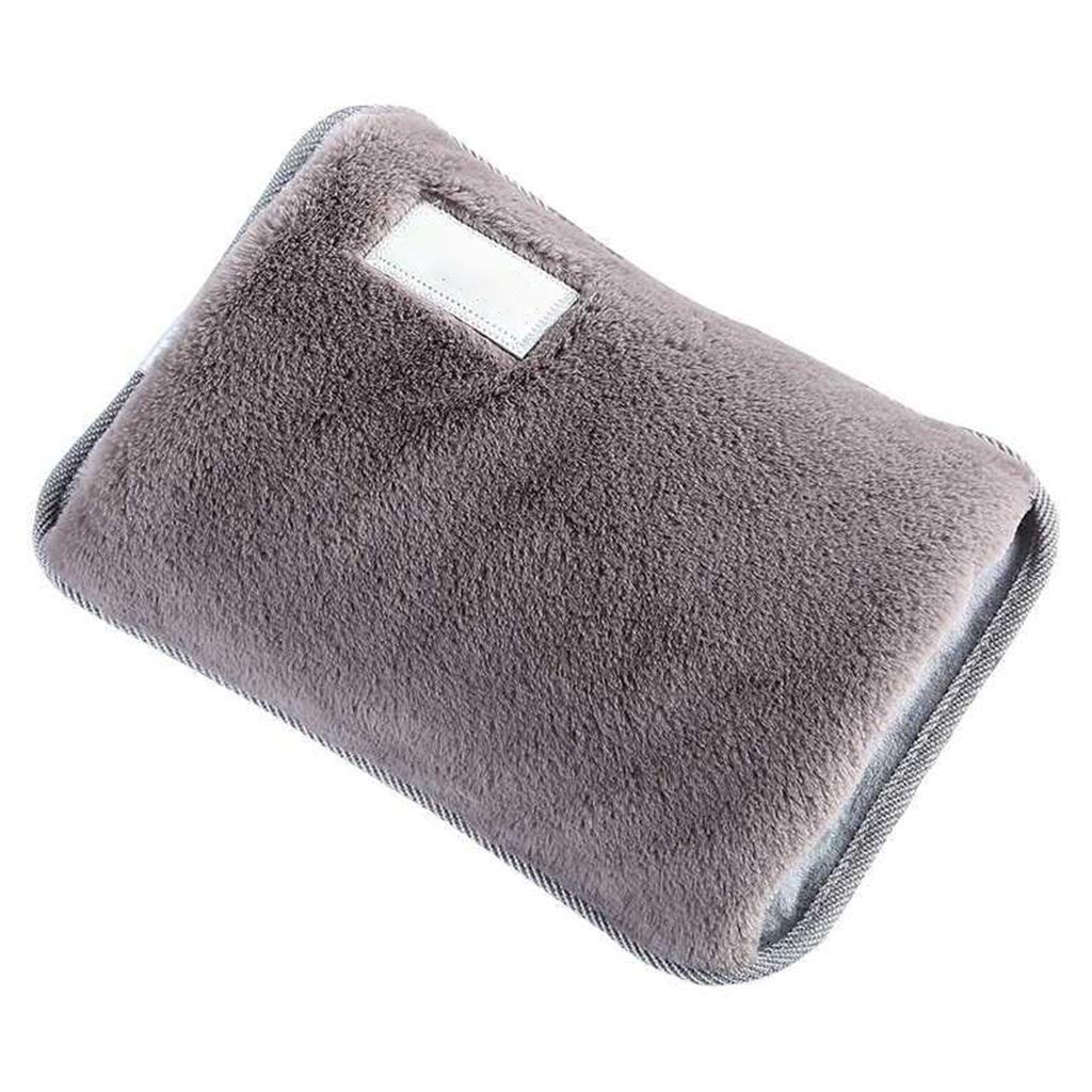 Termofor, termofor z polarową osłoną Akumulator ogrzewacz dłoni kieszonkowy przenośny elektryczny termofor Prezenty dla dziewczynek (kolor: szary) (Color : Gray)