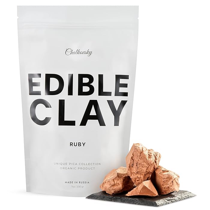 Buy Chalkovsky Premium Edible Clay Crispy Clay Chunks for Eating