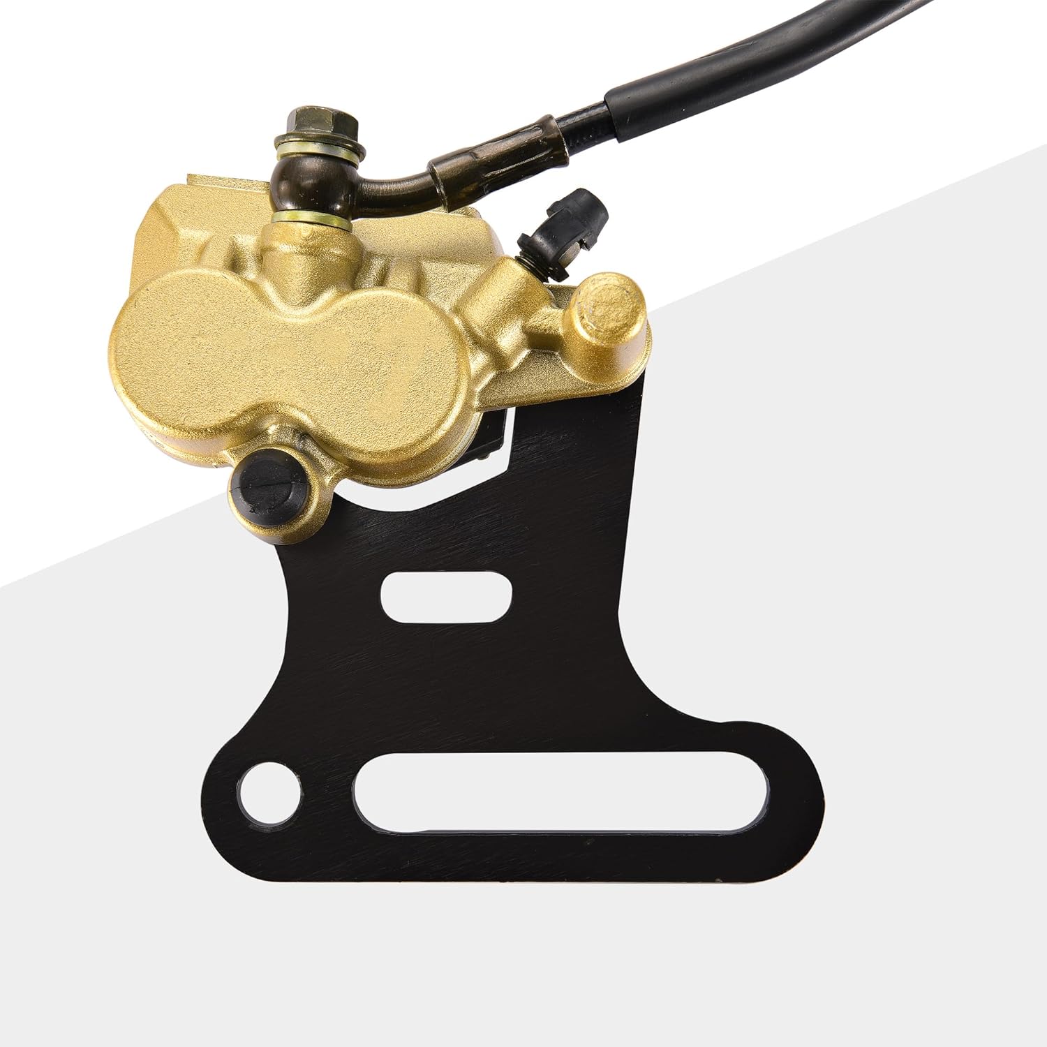 GOOFIT 12mm Rear Hydraulic Caliper Brake Master Cylinder Assembly Replacement for 70cc 110cc 125cc 140cc 150cc 250cc Quad Dirt Bike ATV Buggy Motorcycle