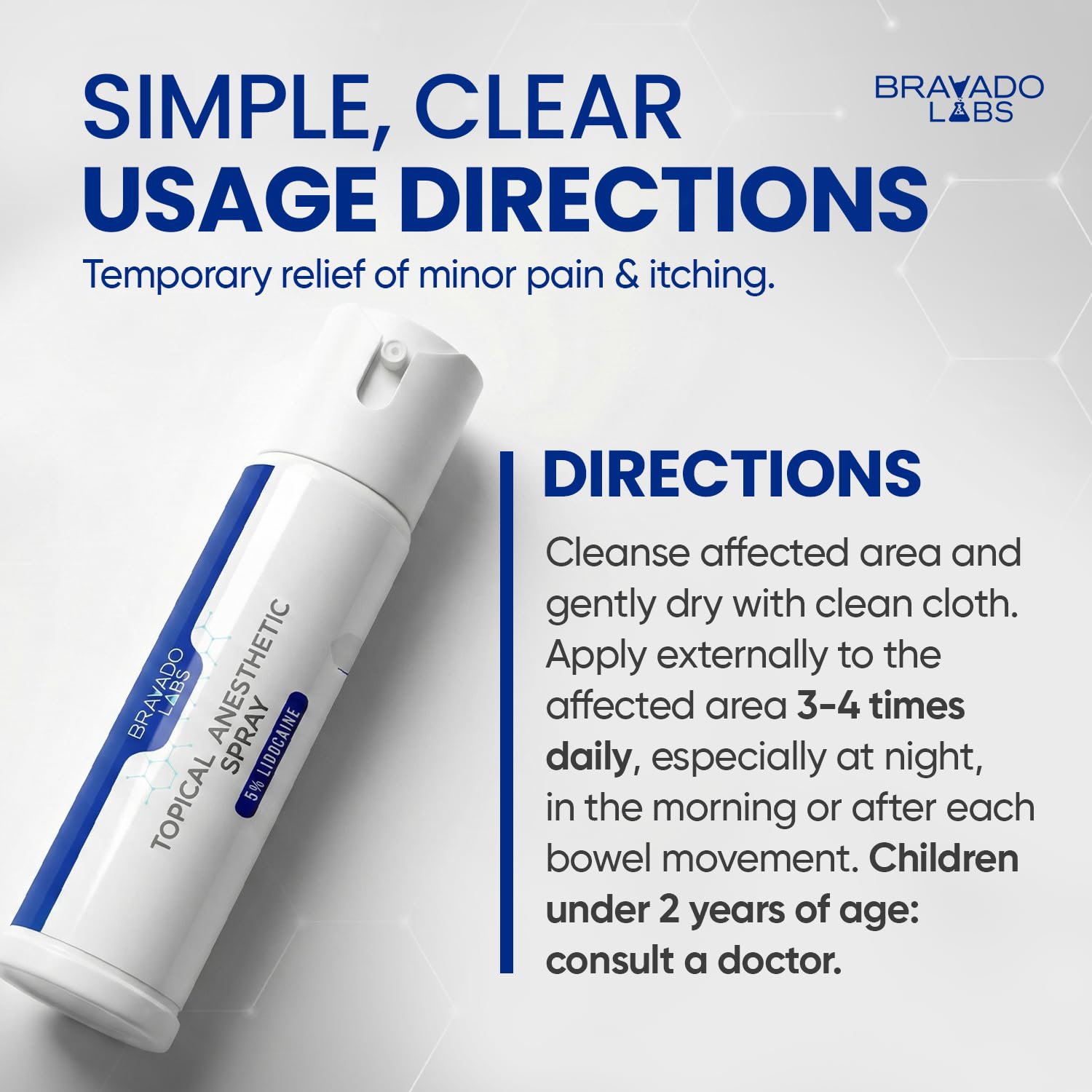 5% Lidocaine Spray for Pain Relief, Burn, Bug Bite Itch Relief, 1 oz — Amazon image 6