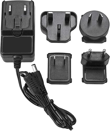 StarTech.com Adaptador de corriente CC - 12V, 2A - Adaptador de corriente de repuesto universal (NA, EU, UK, AU) (SVA12M2NEUA)