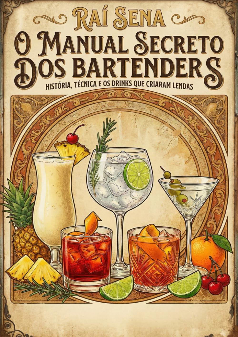 MANUAL SECRETO DOS BARTENDERS: HISTÓRIA, TÉCNICA E OS DRINKS QUE CRIARAM LENDAS