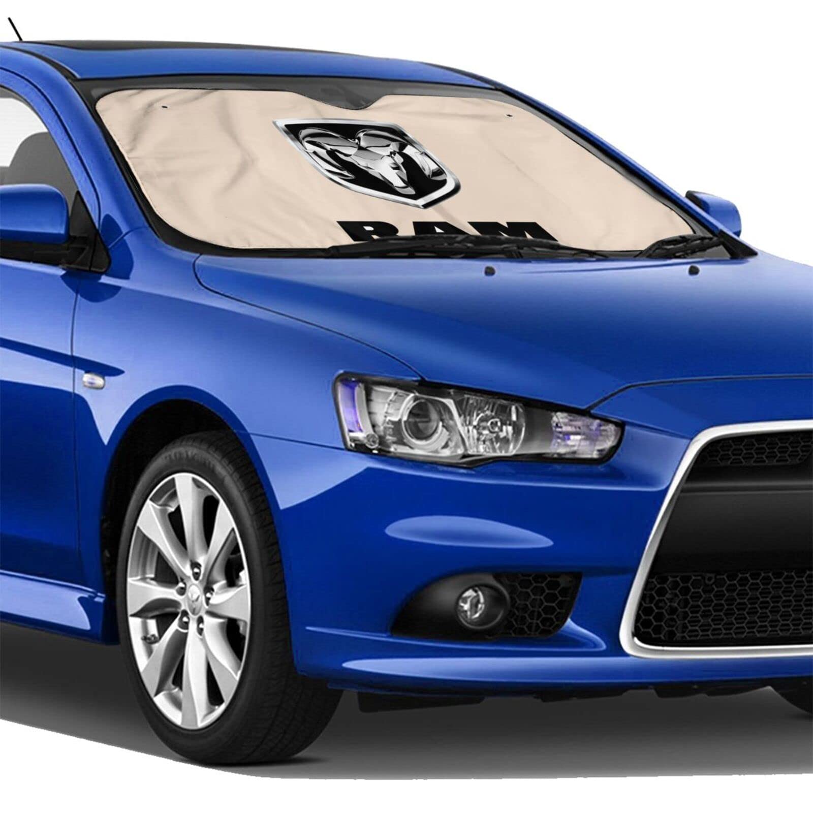 Amazon.co.jp: ラムトラックダッジlogo Ras サンシェード,フロント