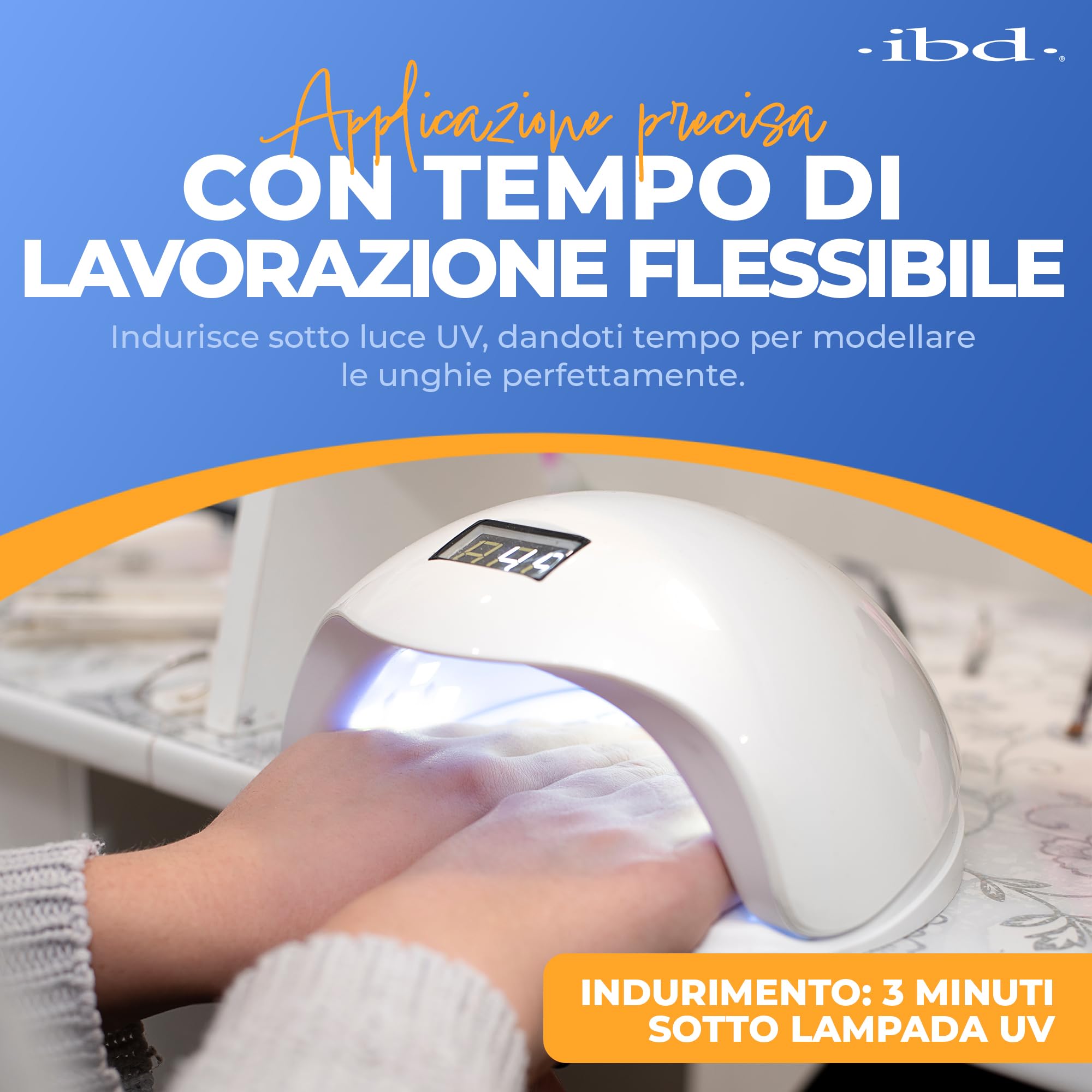 IBD Hard Gel - Gel costruttore trasparente, 14 g - MADE IN USA - Gel costruttore premium per unghie in gel