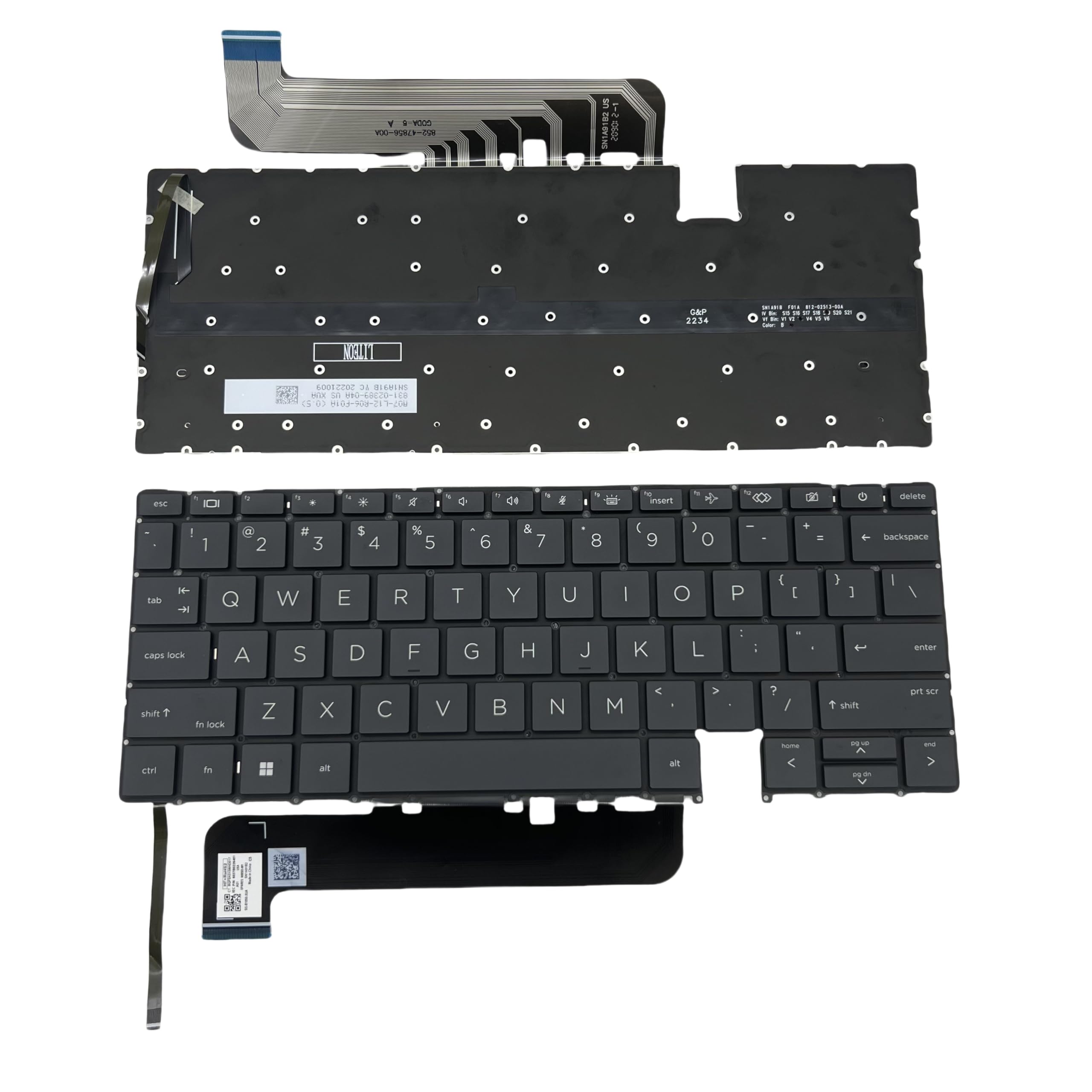 Amazon.com: YIJIATech New Keyboard for HP Elite Dragonfly G3 G4