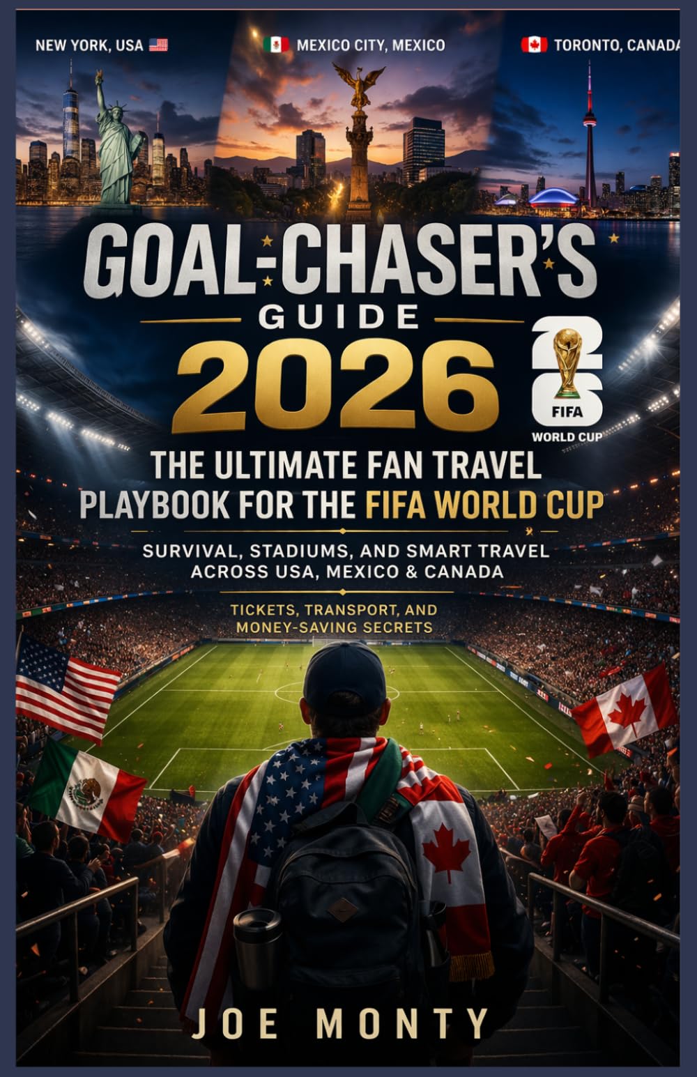 Goal-Chaser’s Guide 2026 : The Ultimate Fan Travel Playbook for the FIFA World Cup: Survival, Stadiums, and Smart Travel Across USA, Mexico & Canada — Tickets, Transport, and Money-Saving Secrets