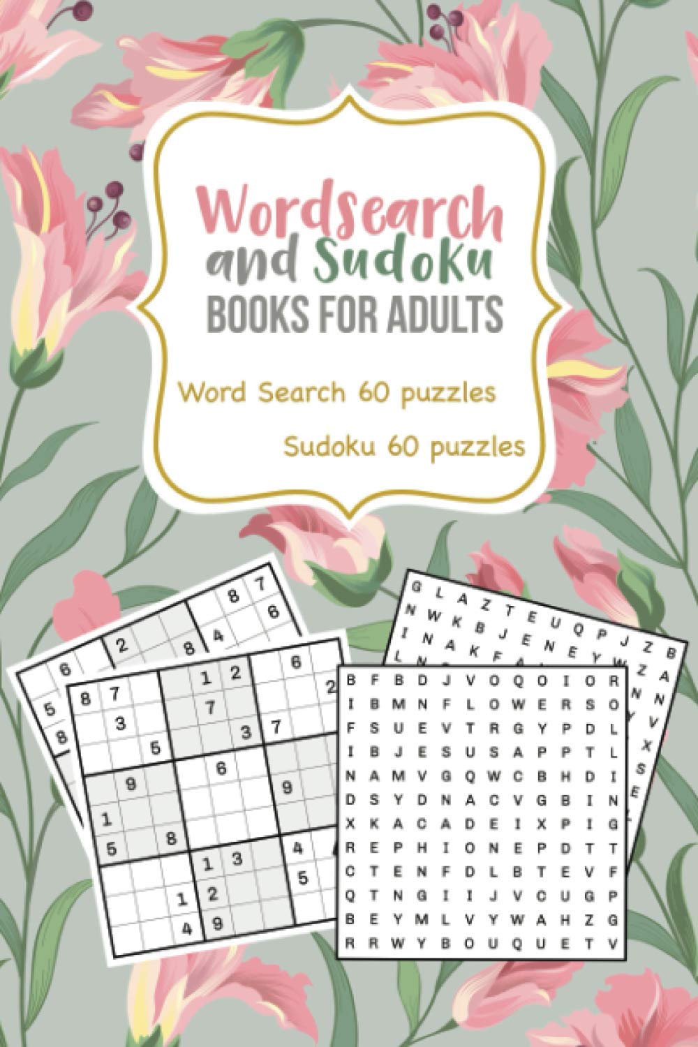 Wordsearch And Sudoku Books For Adults: Sudoku Books For Adults | Word Search Games For Adults | Keep Your Brain Sharp & Entertained | Large Print ... Word Search Large Print Books For Adults (4)