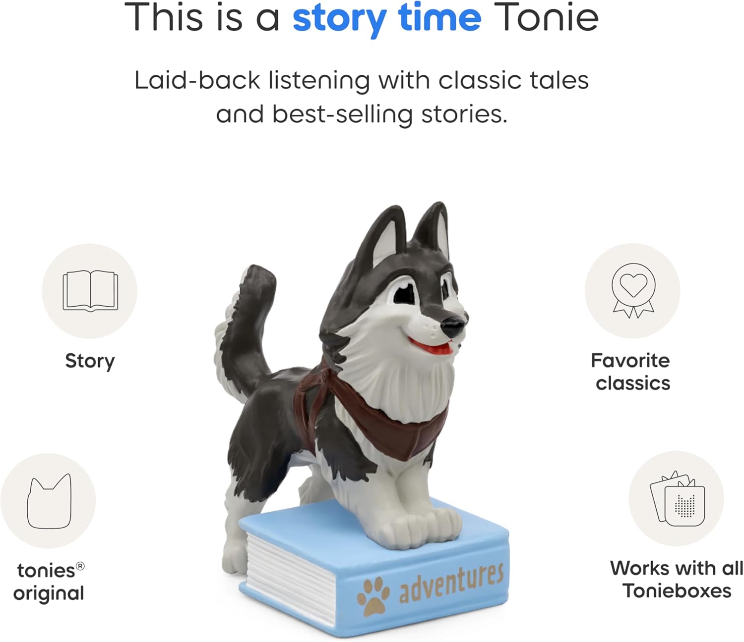 Tonies Animal Adventures: Balto & Togo Audio Toy Figurine