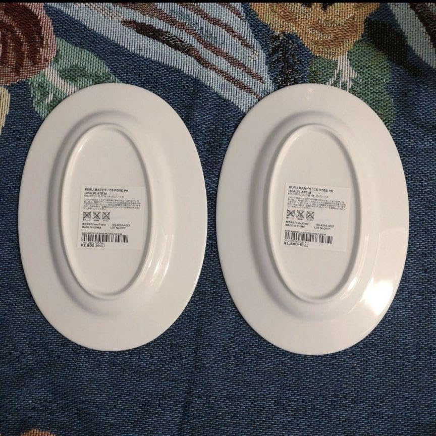 ルル メリー×フランフランオーバルプレートS2枚 アートボード　セット 190b3c4c-3baf-40a7-a4f6-