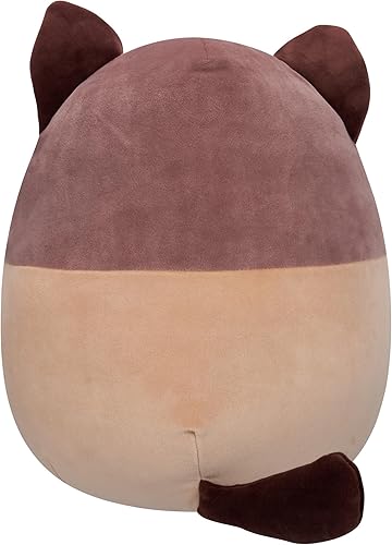 Miniatura 3 de Squishmallows Gato original de raqueta de nieve Woodward de 16 pulgadas con vientre mullido - Peluche grande oficial de Jazwares