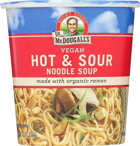 Dr. McDougall's Noodle Soup Hot and Sour - 1.9 oz