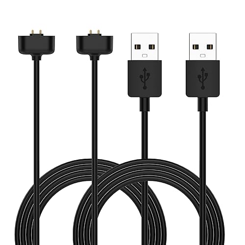 Miniatura 10 de FitTurn Cable de carga compatible con Amazfit Band 7 SmartWatch- Reemplazo (3.3 pies), cargador de cable USB, cargador para Amazfit Band 7,