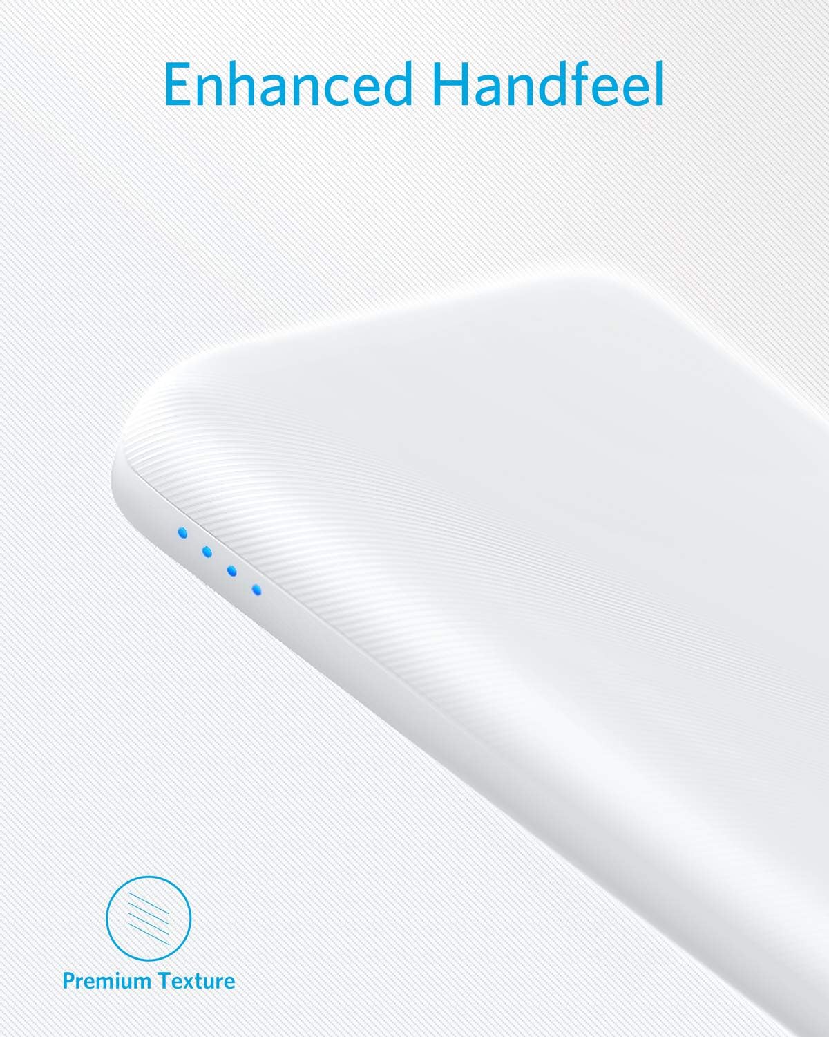 Anker PowerCore Lite 10000mAh, USB-C Input (Only), High Capacity Portable Charger, Slim and Light External Battery for iPhone, Samsung Galaxy, and More