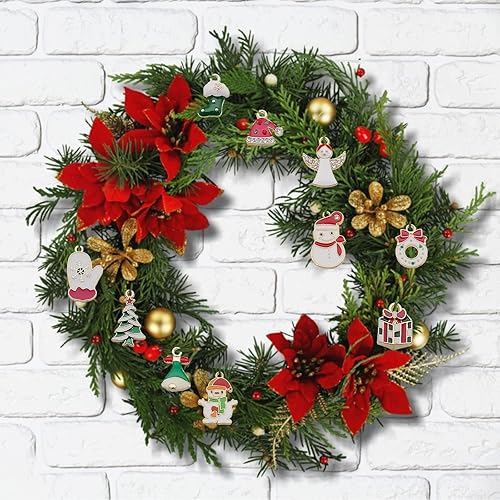 Miniatura 3 de QAZIUY Juego de adornos de Navidad, adornos colgantes para Navidad, resina, Navidad, pequeños adornos de Navidad, adornos de Navidad, adornos de