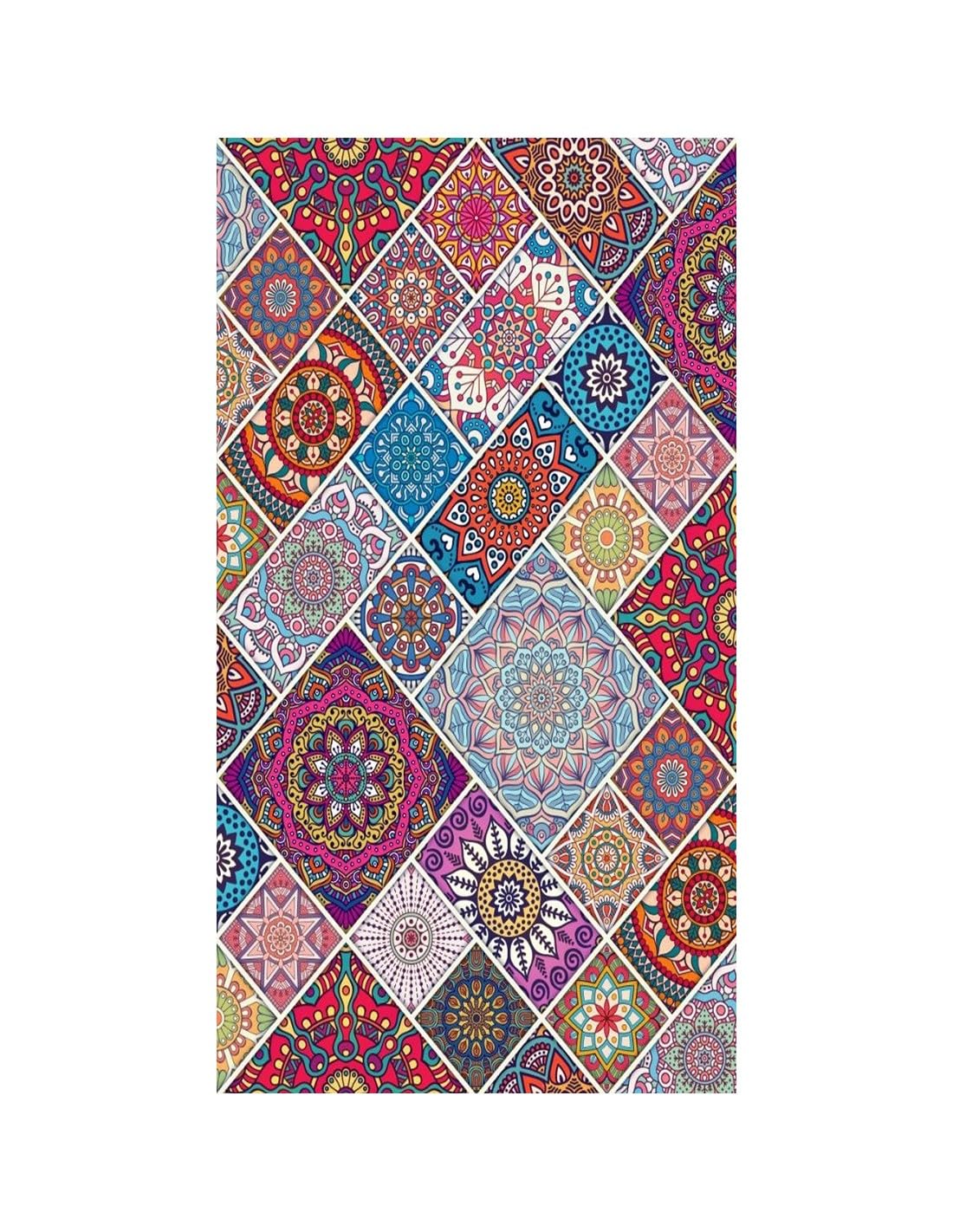 Tapis coloré chaud évite les glissades et protège le sol Mani Textile