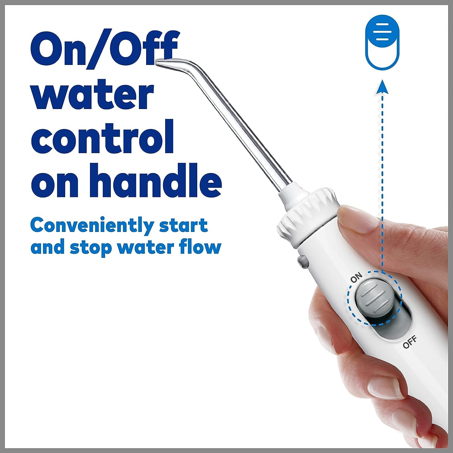 Waterpik - Irrigador bucal - WF100EU Ultra - Irrigador dental con 6 boquillas y tapa para tarjeta Arkebion® con protección RFID