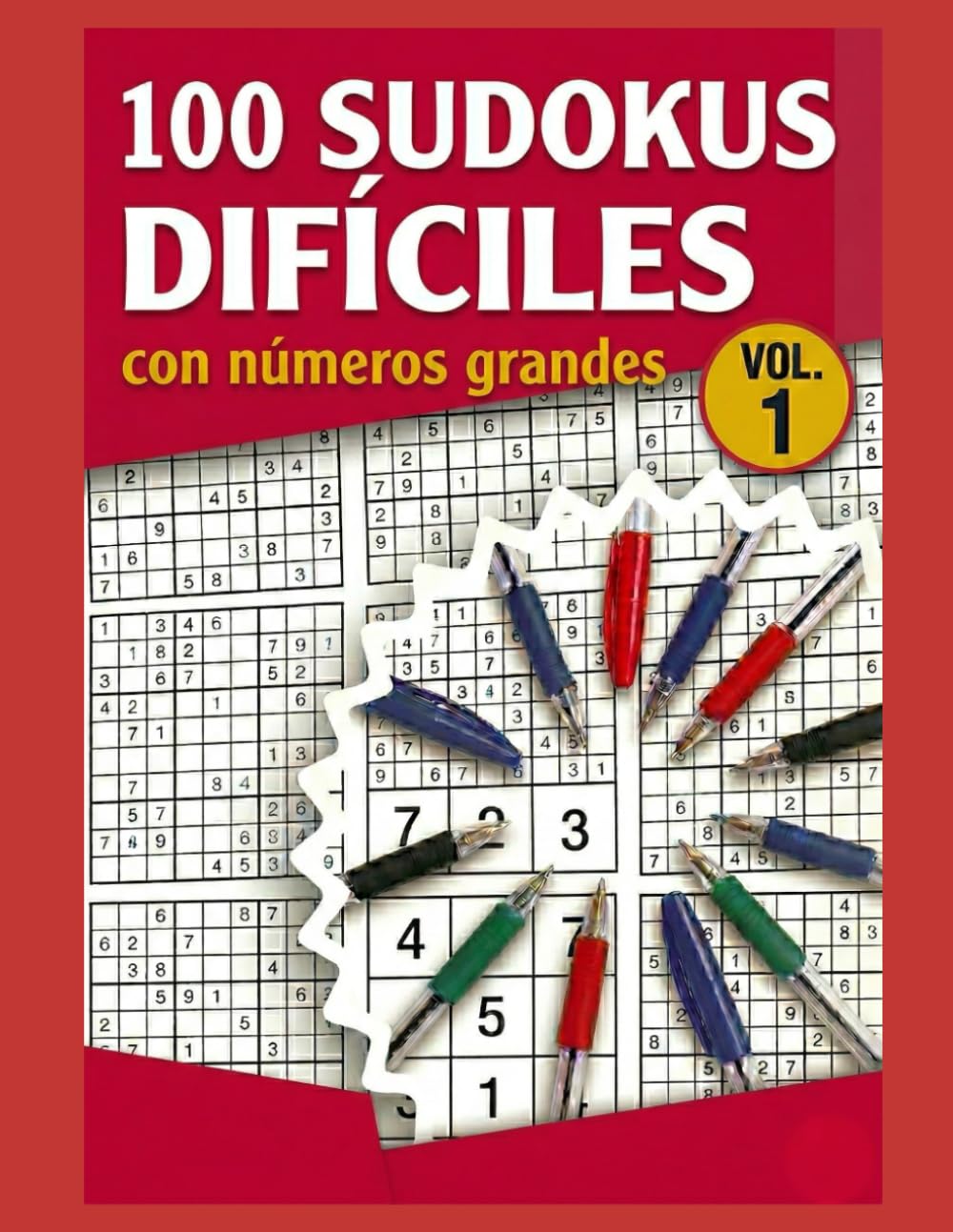 100 SUDOKUS con Letra Grande (Vol. 2)| Fácil de Leer | Ideal para todos: 100 sudokus, pasatiempos claros y divertidos para adultos y personas mayores | Ideal para ejercitar la memoria y relajarse