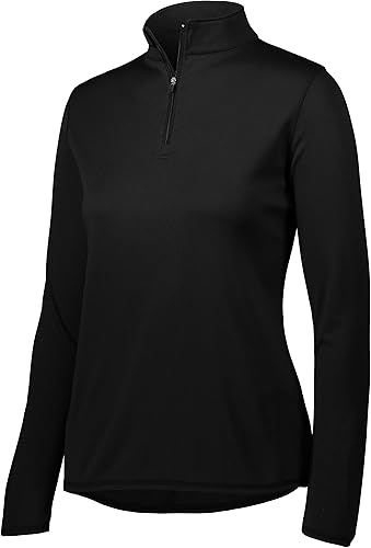 Augusta Sportswear - Sudadera de rendimiento con cierre de un cuarto para mujer Attain Color Secure Performance - 2787