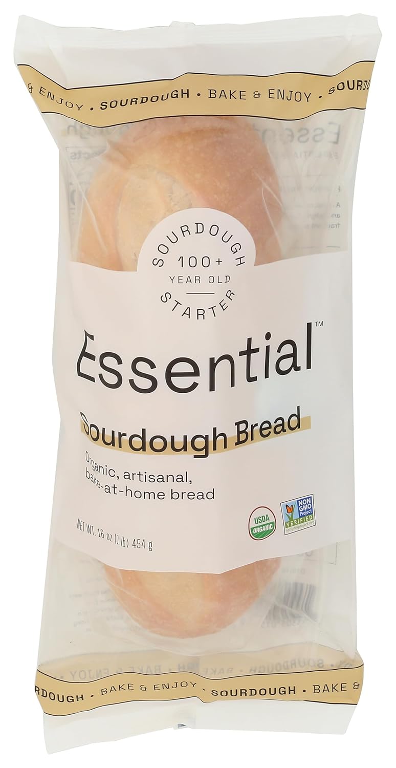 Essential Baking Company Organic Sourdough Take & Bake Bread, 16 oz - Artisan Hot & Fresh in Minutes