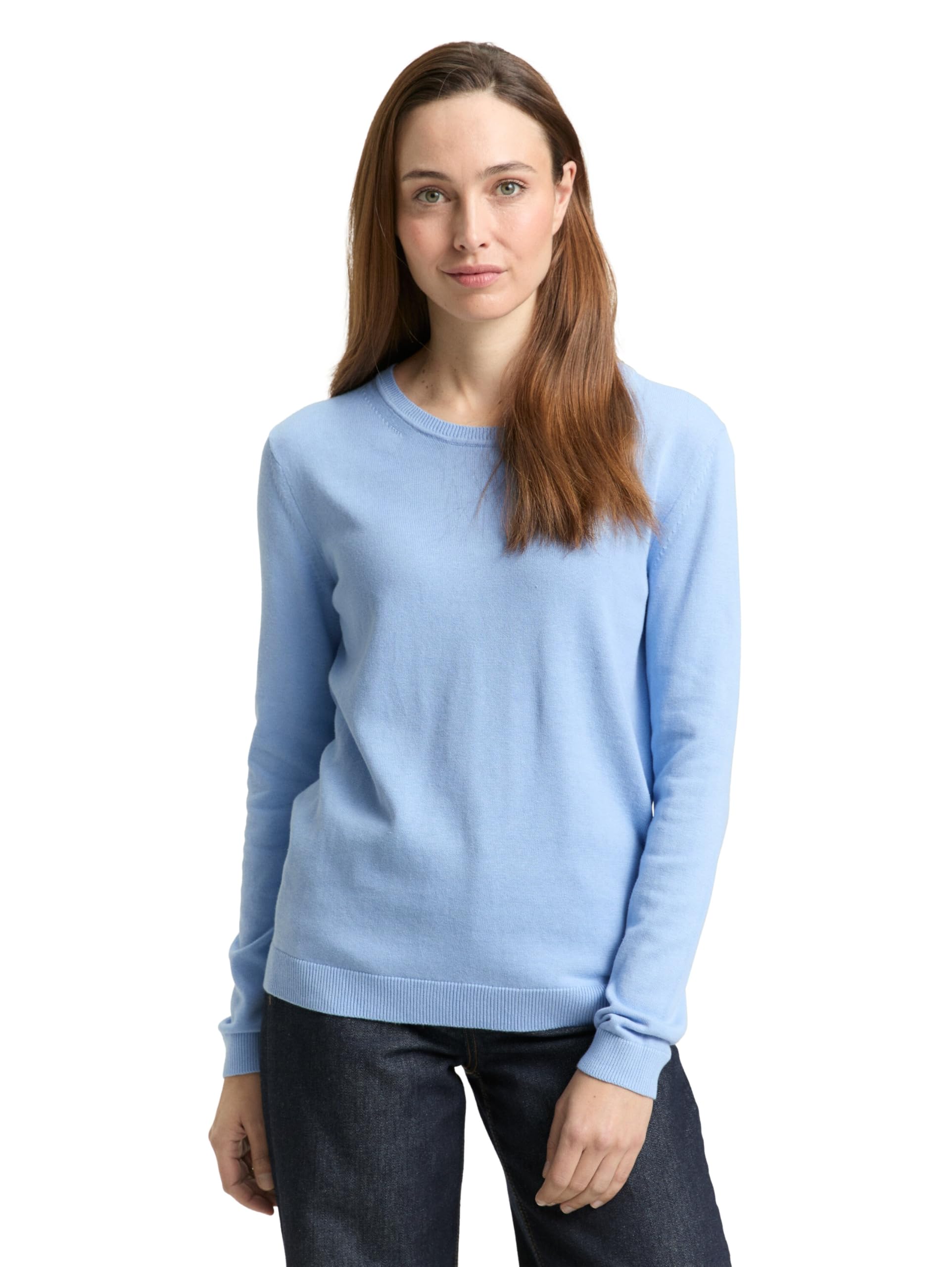 Tom Tailor Damen Basic Strickpullover