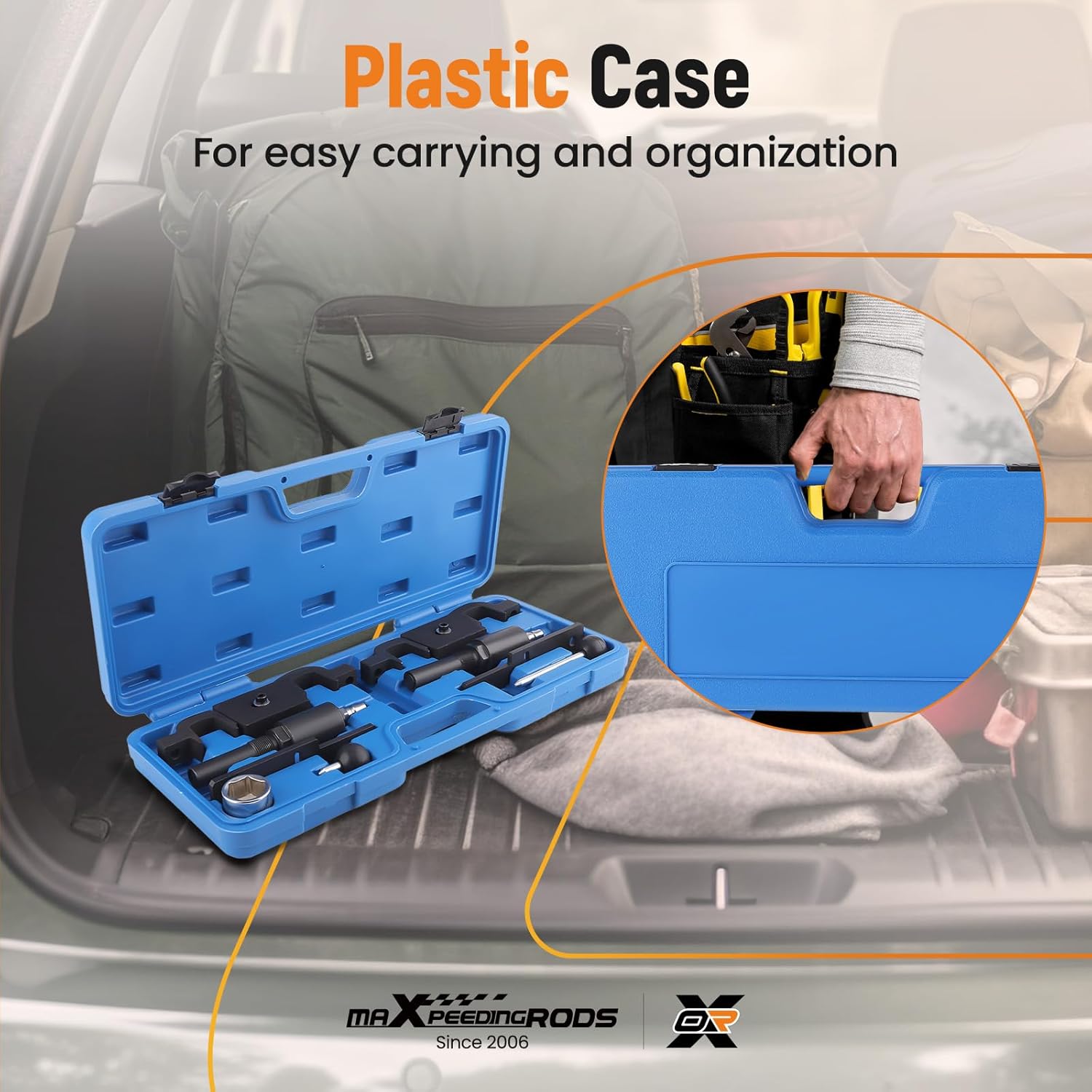 maXpeedingrods Engine Camshaft Alignment Tensioning Locking Timing Tool Kit for Porsche Cayenne Panamera V8 4.5L 4.8L / V6 3.6L, for Audi Q7 9678, 9595