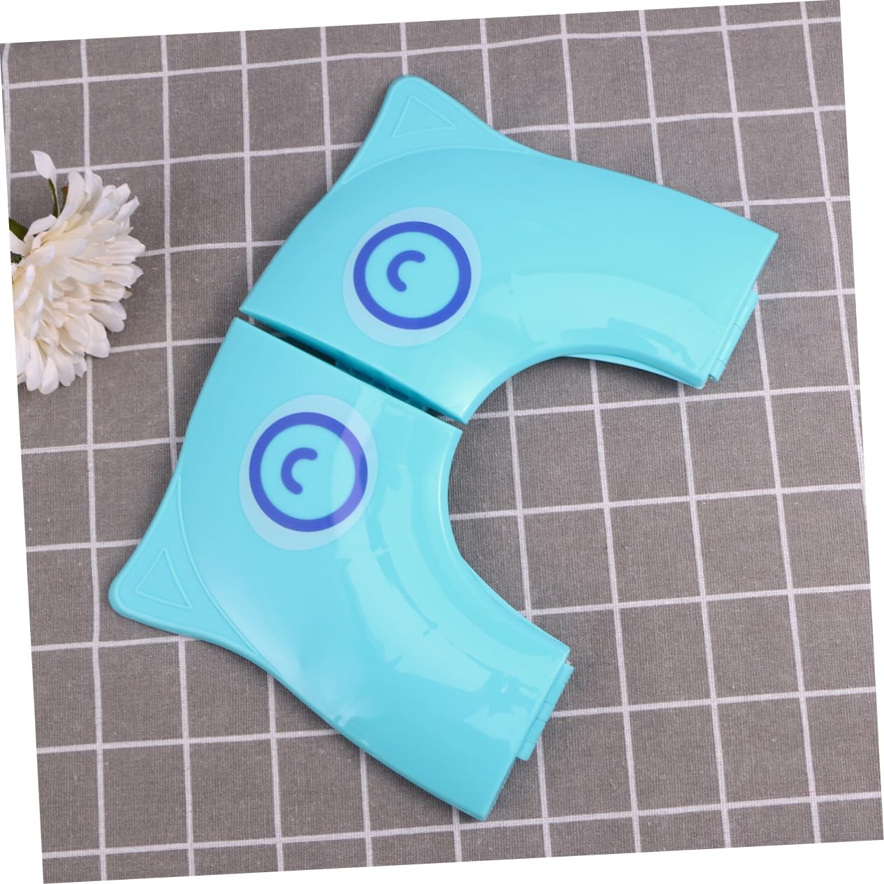 Yardwe 3 Piezas Asiento de Inodoro para Funda Resistente Funda para Asiento de Baño Portátil Diseño Azul con Búho de para