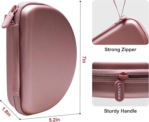 Miniatura 3 de LTGEM Funda rígida para auriculares Sony MDR-ZX110ZX110APZX110NCZX310AP con cable, para auriculares iClever BTH22 para niños, bolsa de