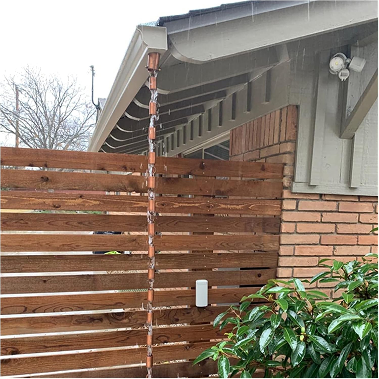 Rain Chains for Gutters Aluminum Alloy Rain Chain Drainage Rain Chain Courtyard Decorative Chain Retro Courtyard Rain Catchers