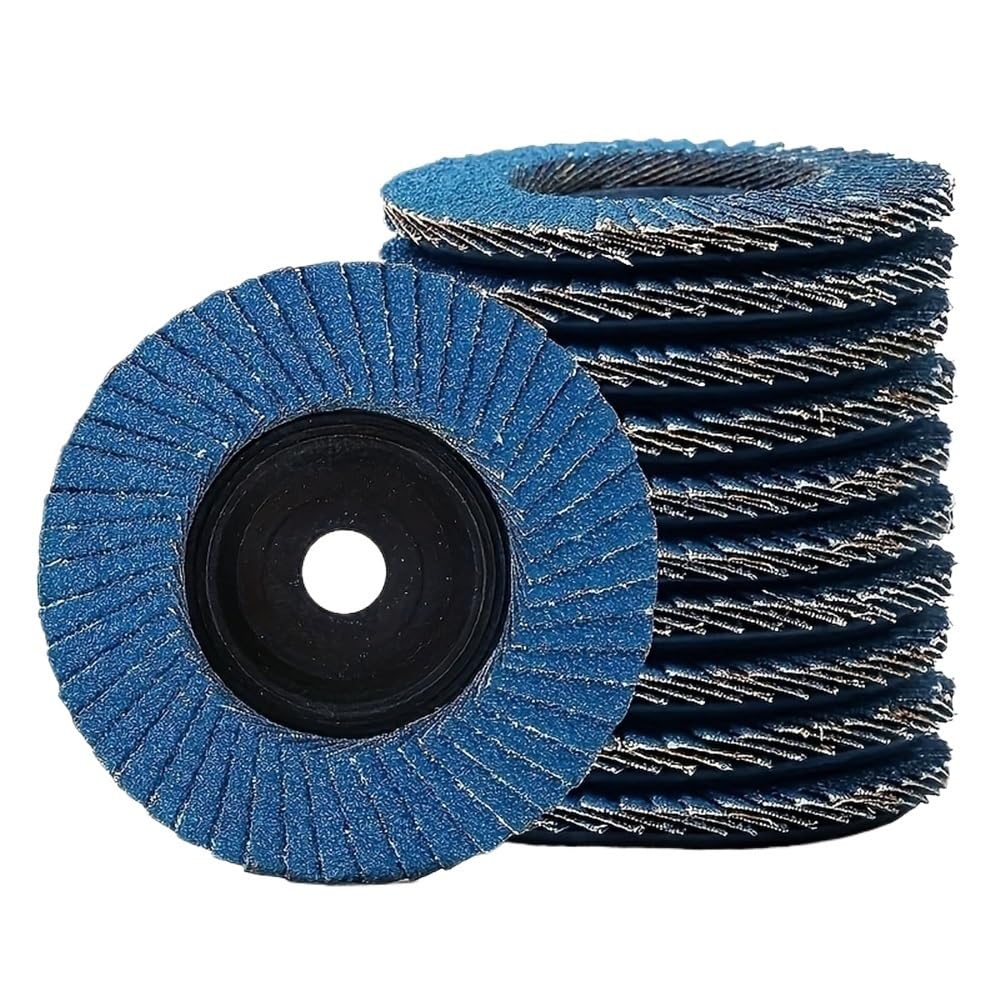 Disco de lijado para amoladora angular Discos de láminas radiales 100 mm for amolar, discos, hojas 4 pulgadas, disco lijado for taladro, 10 unidades
