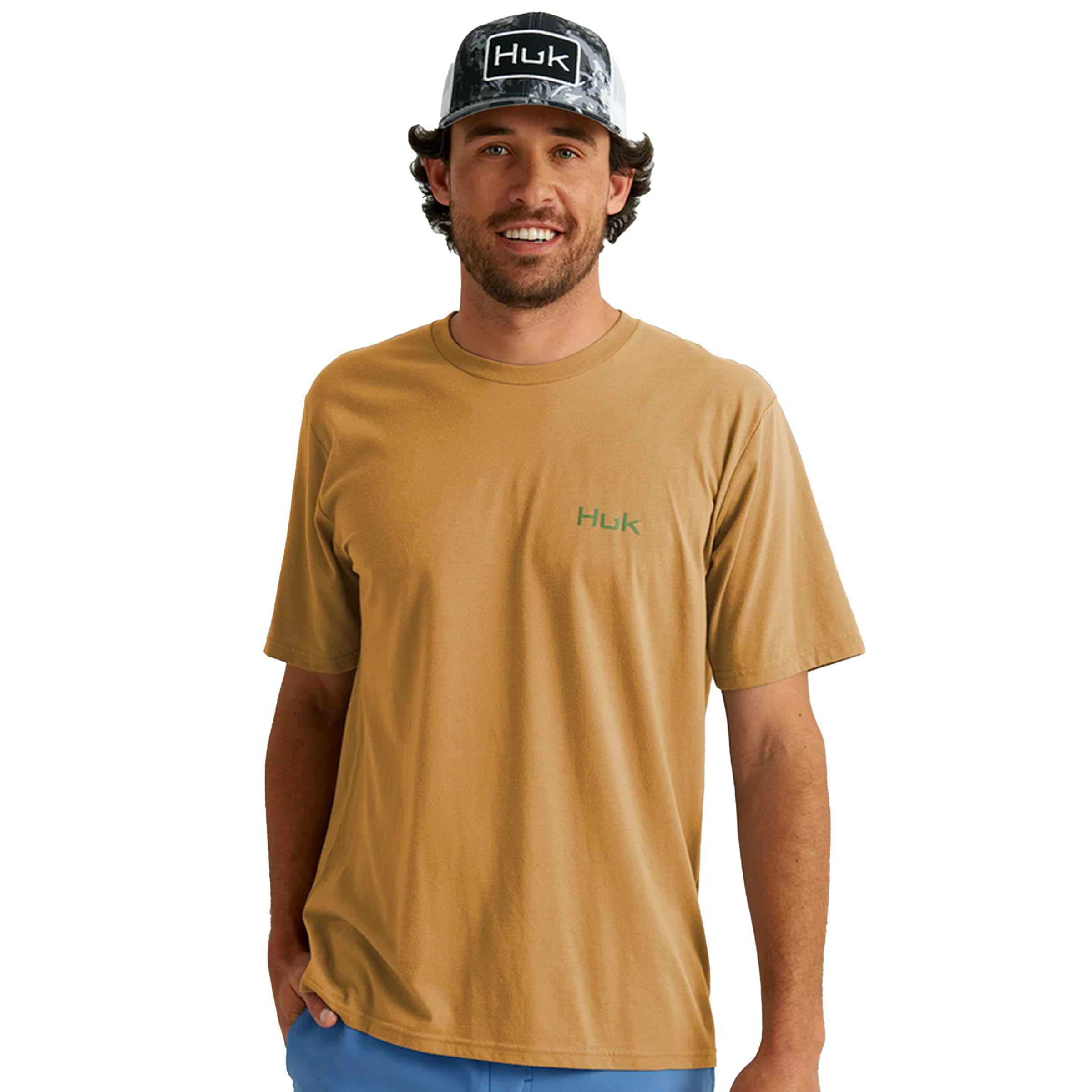 HUK KC Scott Short Sleeve Tee Performance T-Shirt Durable - 4