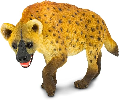 Miniatura 2 de Safari Ltd. Hyena Figurine - Figura realista pintada a mano de 4.25 pulgadas, juguete educativo para niños, niñas y niños a partir de 3 años