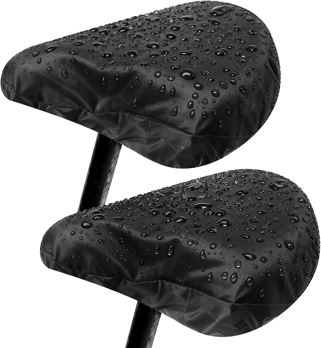 2 Pcs Bike Seat Covers, Bicycle Seat Cover Waterproof | for Sun & Dust, Washable, for Men Women, City Mountain Bikes