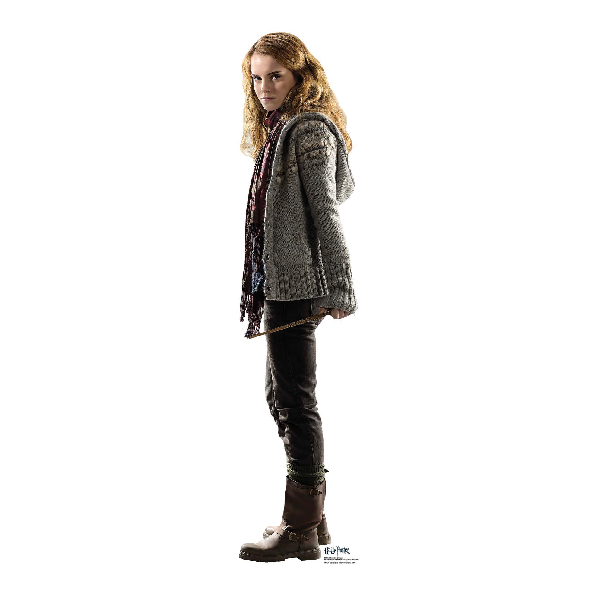 Hermione Granger Holding Wand (Emma Watson) Mini Cardboard Cutout / Standup