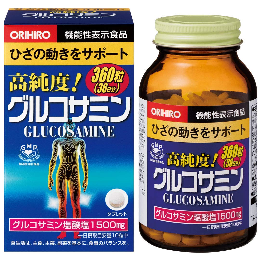 Amazon | オリヒロ 高純度 グルコサミン 360粒(36日分)×4個 | ORIHIRO 