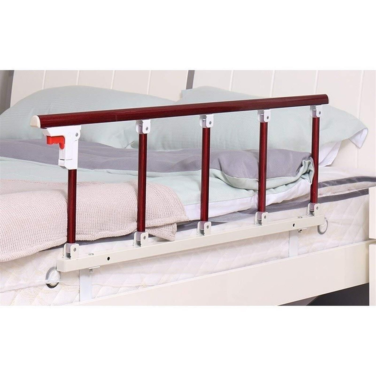 Barandillas de Cama para Personas Mayores, Barandilla de Seguridad for Cama, Protector retráctil Plegable de 120x40cm for Ayuda en el hogar for Personas Mayores